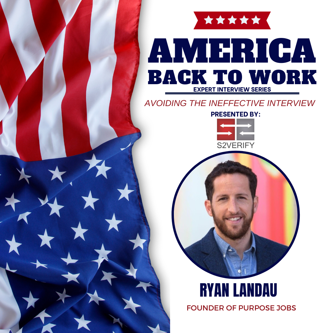 America Back to Work, Ep 5: Ryan Landau, Purpose Jobs