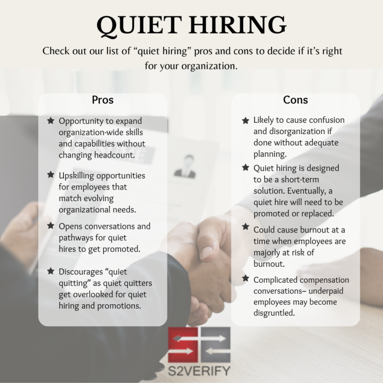 The Newest Trend In Employment: Quiet Hiring