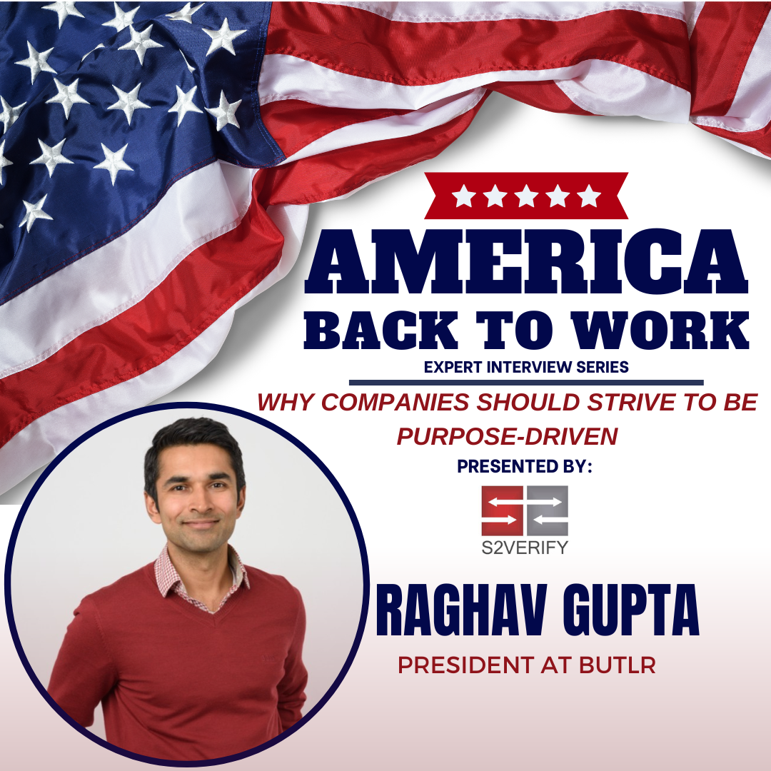 America Back to Work Rags Gupta