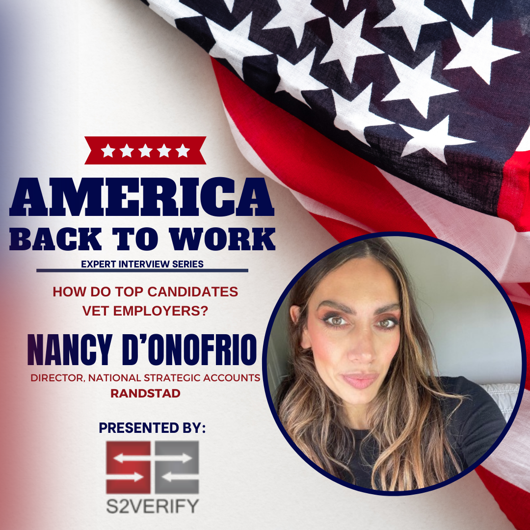 America Back to Work Ep 56: Nancy D’Onofrio, Randstad Canada